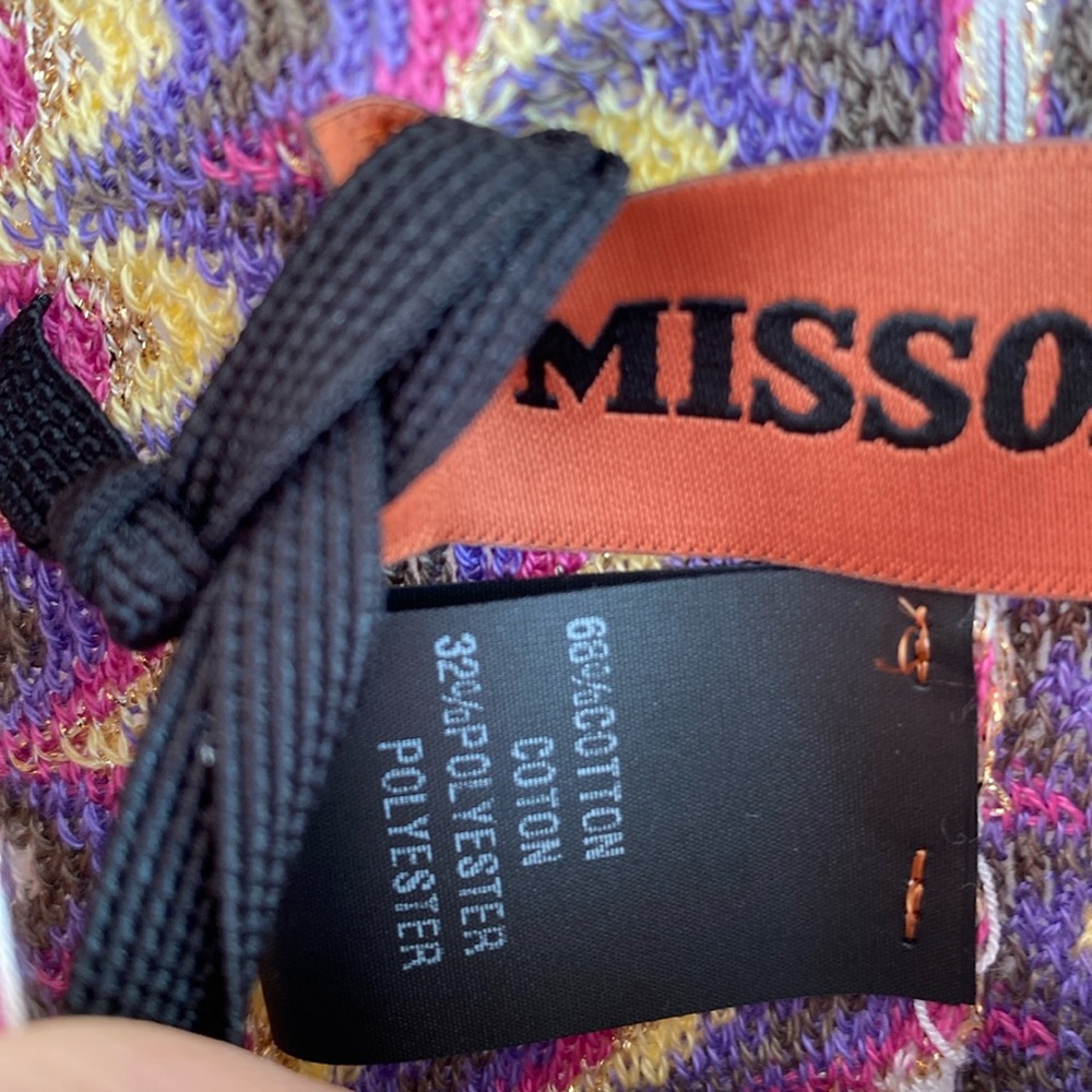 Missoni Chevron poncho/cover up/ Top - Picture 7 of 12